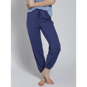 Seide mit Bio Baumwolle Wellness Hose von Kokon Zwo twilight blue abendblau