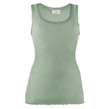 Wolle-Seide Unterhemd Breeze S/L schilfgrün von Madiva Eco Future