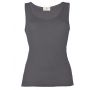 Wolle-Seide Camisole Top Rugiada SL mittelgrau von Madiva Eco Future