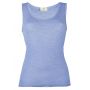 Wolle-Seide Camisole Top Rugiada SL rauchblau von Madiva Eco Future