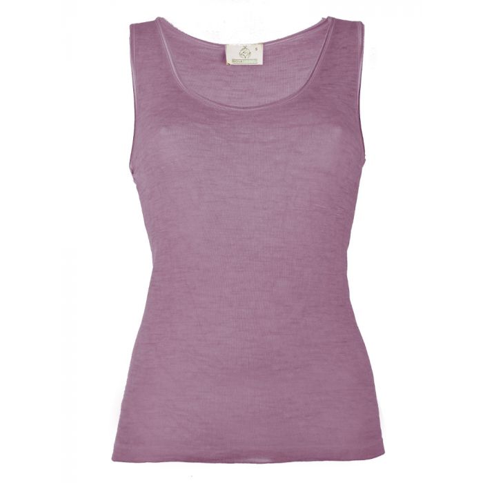 Wolle-Seide Camisole Top Rugiada SL malve von Madiva Eco Future