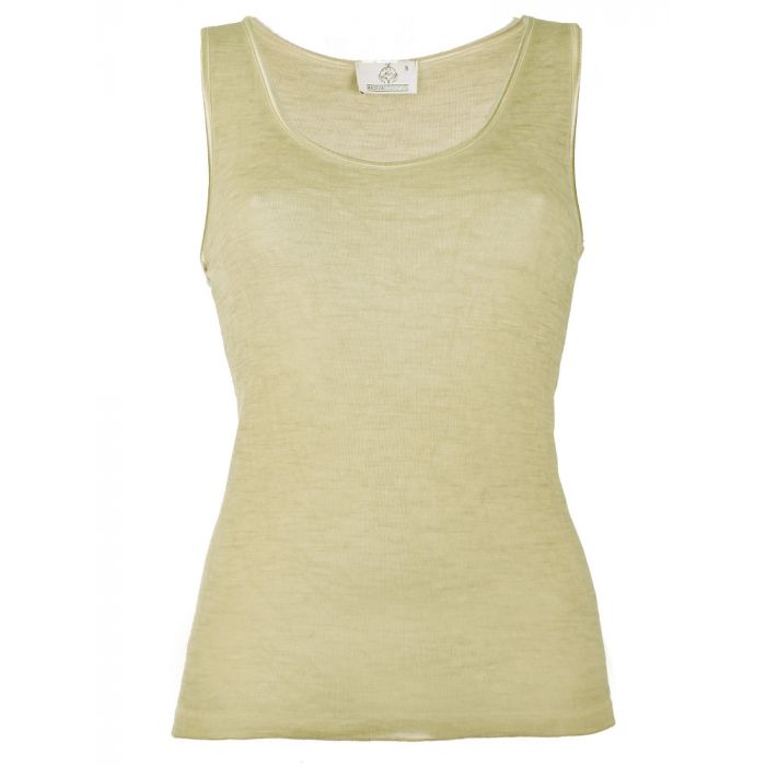 Wolle-Seide Camisole Top Rugiada SL sand von Madiva Eco Future